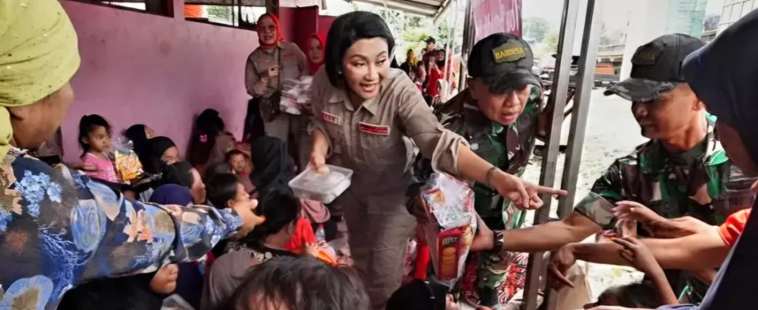 Perempuan Laju Perkasa Gelar Bakti Sosial di Sekolah Darurat Kartini, Dorong Dukungan Program Pemerintah