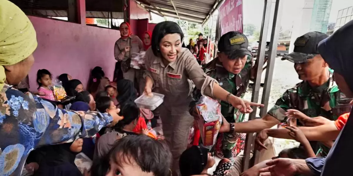 Perempuan Laju Perkasa Gelar Bakti Sosial di Sekolah Darurat Kartini, Dorong Dukungan Program Pemerintah