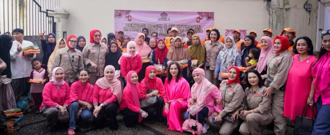 Baksos Perempuan Laju Perkasa Bersama Amira untuk Pasukan Oranye dan Kaum Dhuafa