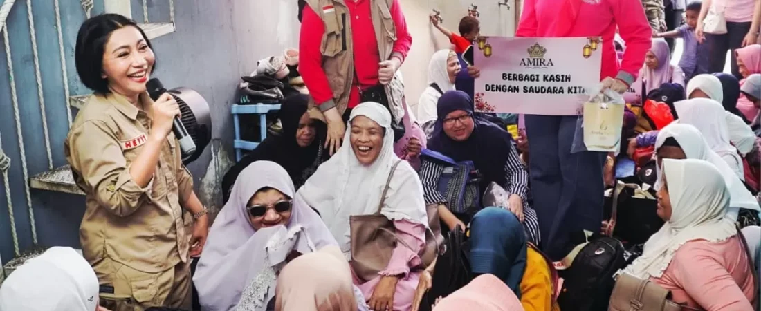 Perempuan Laju Perkasa dan Komunitas Amira Gelar Bakti Sosial untuk 100 Tunanetra di Kota Tangerang