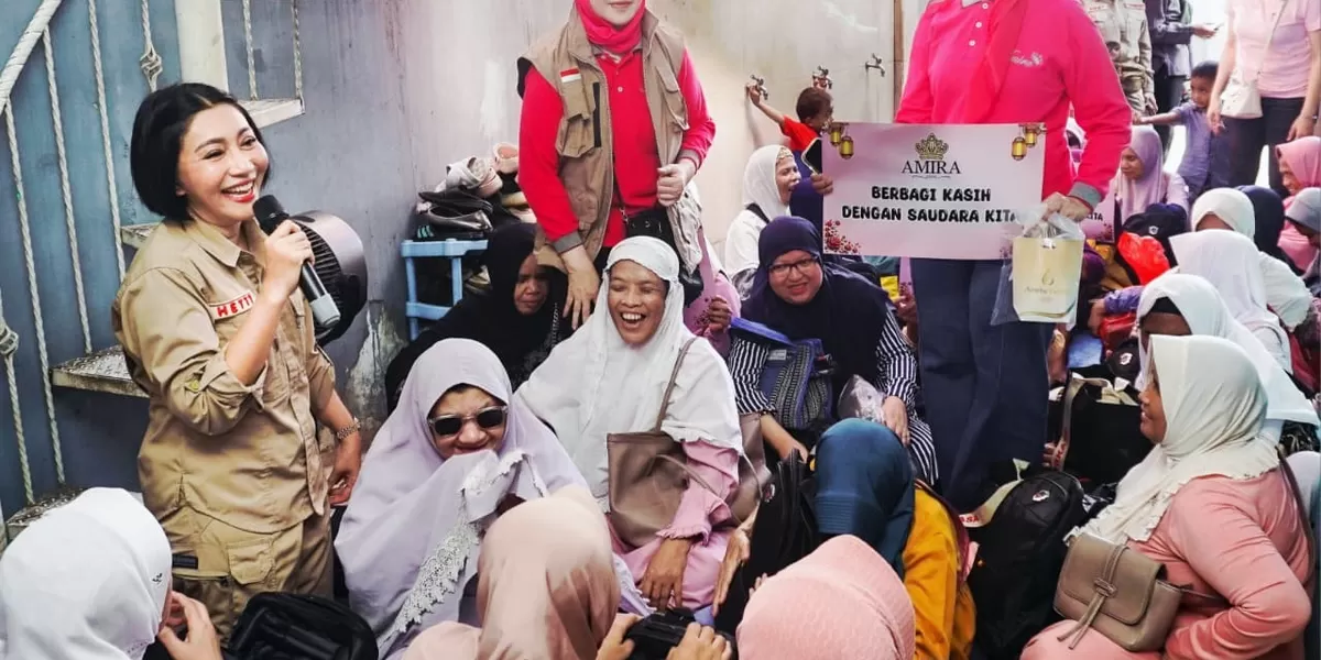 Perempuan Laju Perkasa dan Komunitas Amira Gelar Bakti Sosial untuk 100 Tunanetra di Kota Tangerang