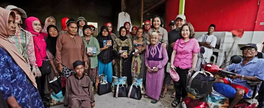 Perempuan Laju Perkasa dan Komunitas Amira Salurkan Bantuan untuk Warga Nelayan di Kali Baru Cilincing