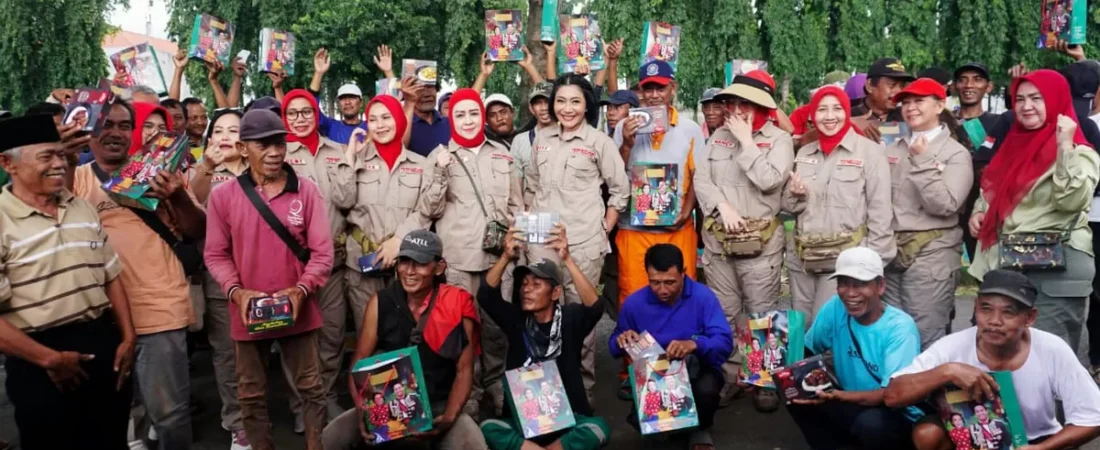 Perempuan Laju Perkasa Gelar Bakti Sosial untuk Petugas Pemakaman di TPU Malaka 2